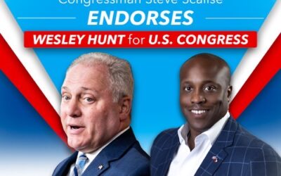 For Release: Wesley Hunt Endorsed by Congressman Steve Scalise
