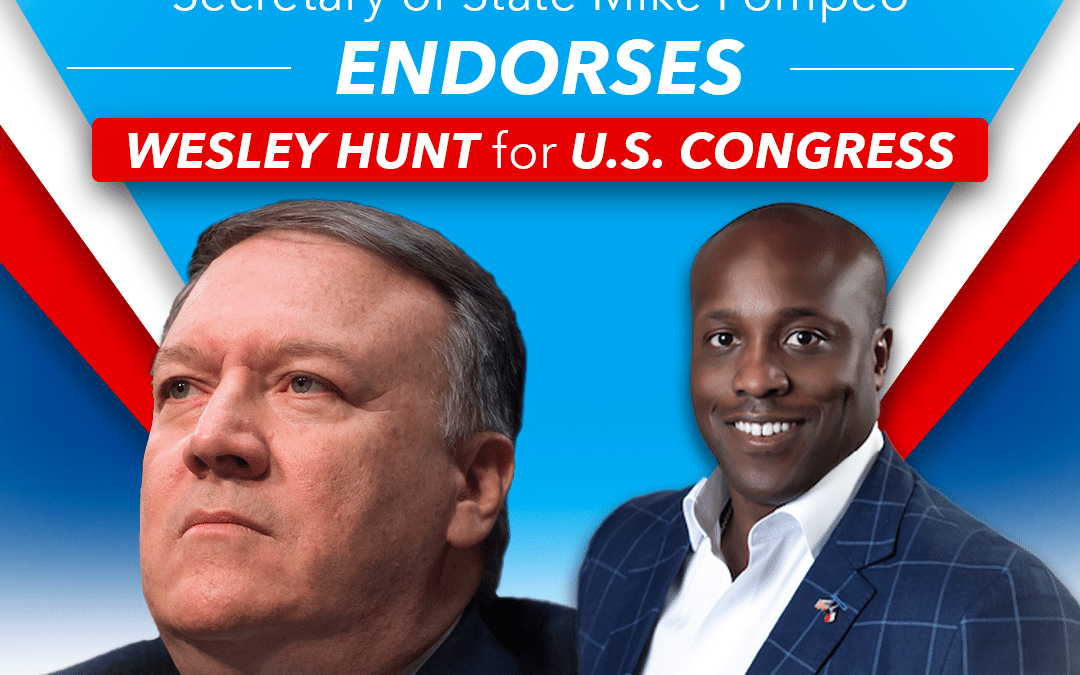 Secretary Pompeo Endorses Hunt For Congress
